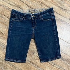 Paige denim jean shorts waist 26 Bermuda